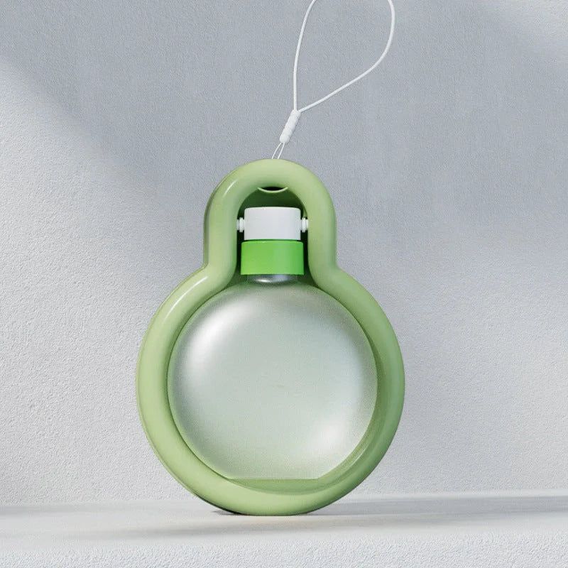 500ml portable pet water bottle with foldable drinking bowl for dogs and cats