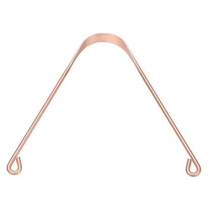 Copper tongue scraper for effective oral hygiene and fresher breath