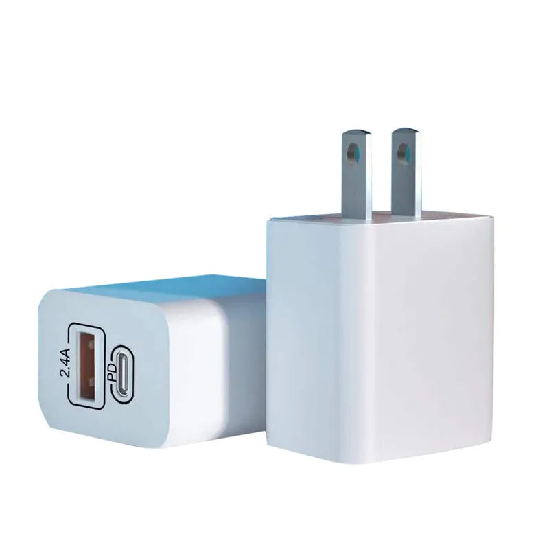 USB travel charger with bare metal casing and multiple outlet options for international use