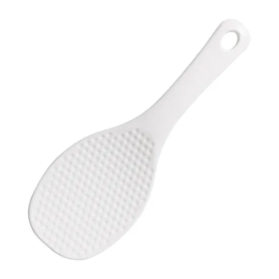 PVC suction cup kitchen gadget with rice scoop, 2.3cm clamp diameter, blue colour on tiled wall