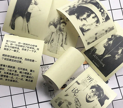 Compact wireless thermal printer for printing photos, labels, and memorabilia directly from your smartphone