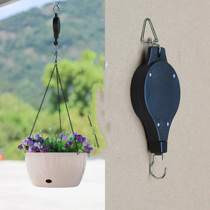 Free Lifting Hanging Basket Bird Cage Hook with elastic length for easy adjustment