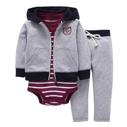 Toddler's cotton long sleeve hoodie with zipper front in various colours