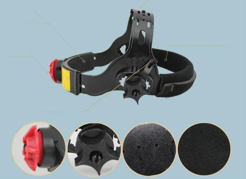 Heat-proof oil fume mask in PC material for kitchen cooking protection