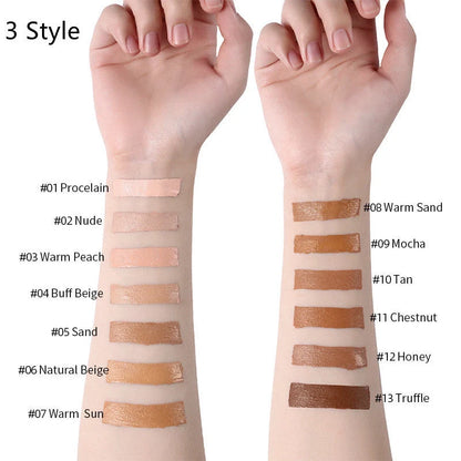 Oil-Control Liquid Foundation Concealer in 13 shades for a flawless matte finish