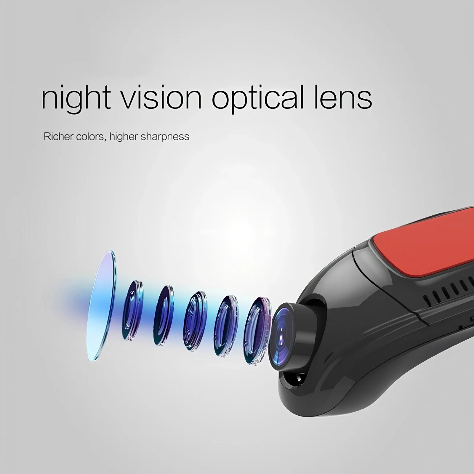 Small Eye dash cam with 2.0-inch LCD, WiFi, Full HD 1080p Sony lens and 165° angle for car recording