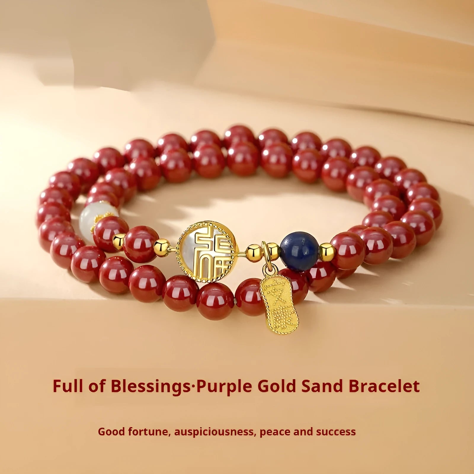 S925 sterling silver cinnabar bracelet for women with a 6mm white shell blessing charm.