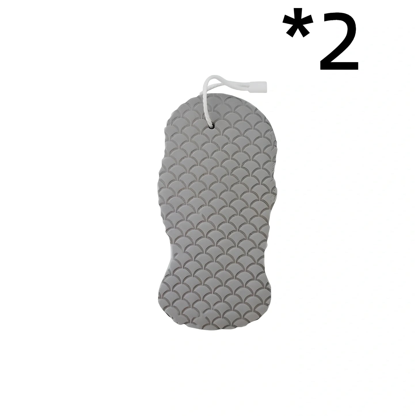 3D fish scale pattern bath sponge for gentle exfoliation and dead skin removal