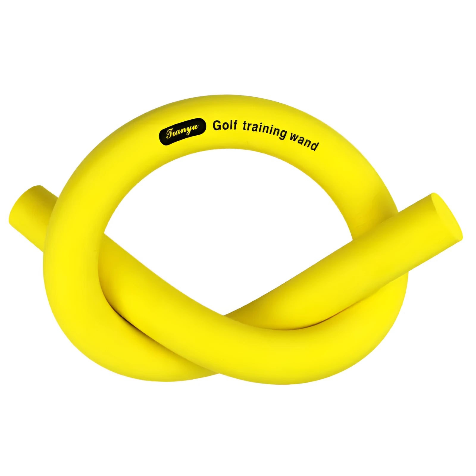 Golf swing practice stick made of high density foam in yellow, blue and red options