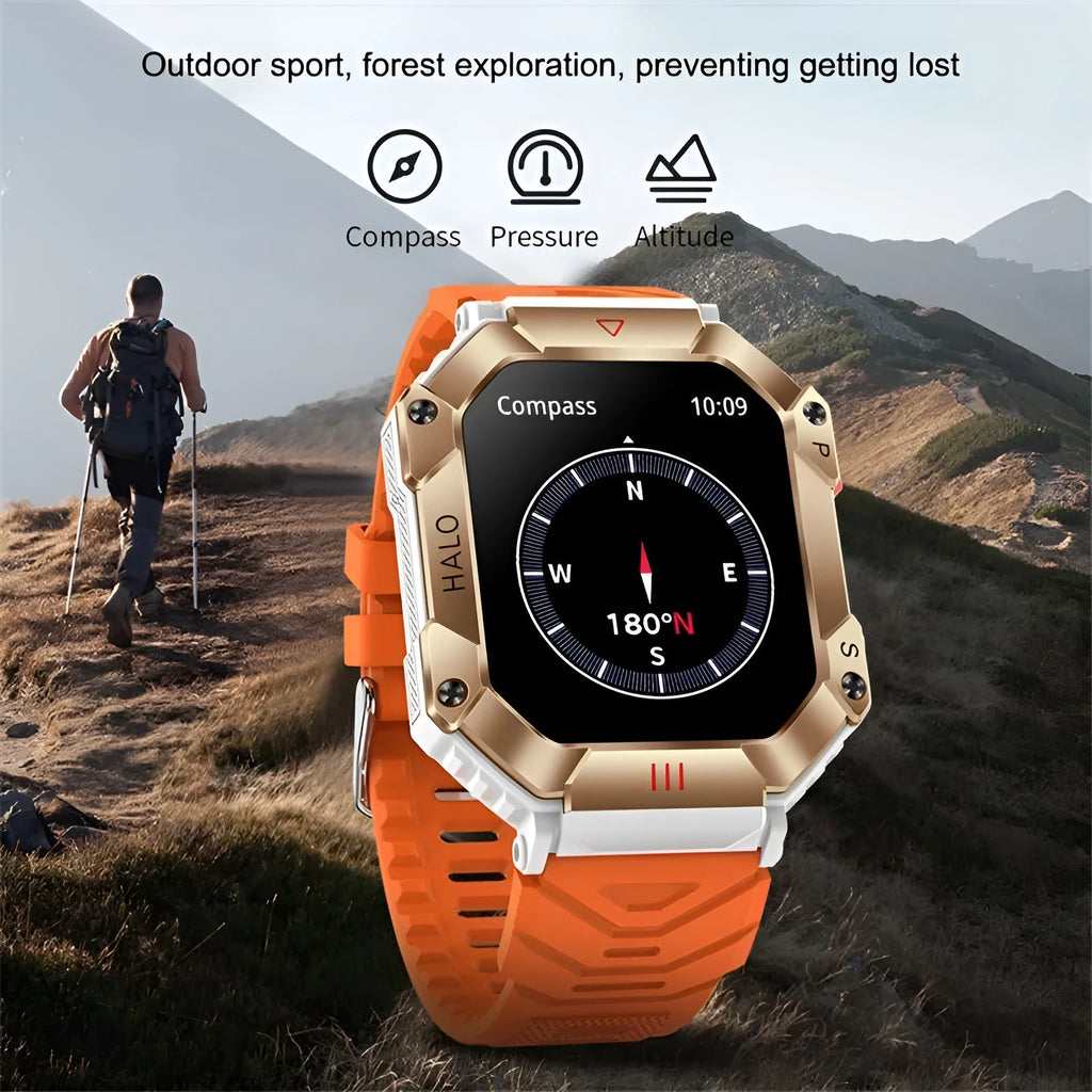 Android GPS fitness smart watch for women with Bluetooth calling and multiple strap options