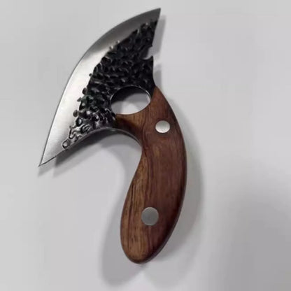 High carbon stainless steel chef's knife with 182mm blade and ergonomic handle