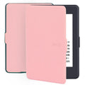 Kindle Paperwhite leather case in microfiber leather, 170x120x10mm, with 11 colour options