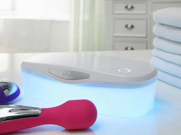 DORR UV disinfection box for sanitising mobile phones with ABS plastic body.