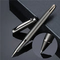High-end business signature pen with metal body, 0.5mm bullet nib, in fog gun grey colour