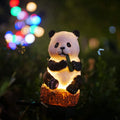 Solar outdoor luminous simulation animal lamp in eagle style with IP65 waterproof rating for garden use
