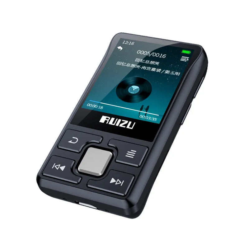 Bluetooth running card MP3 player Black 8GB X55 compact portable music device