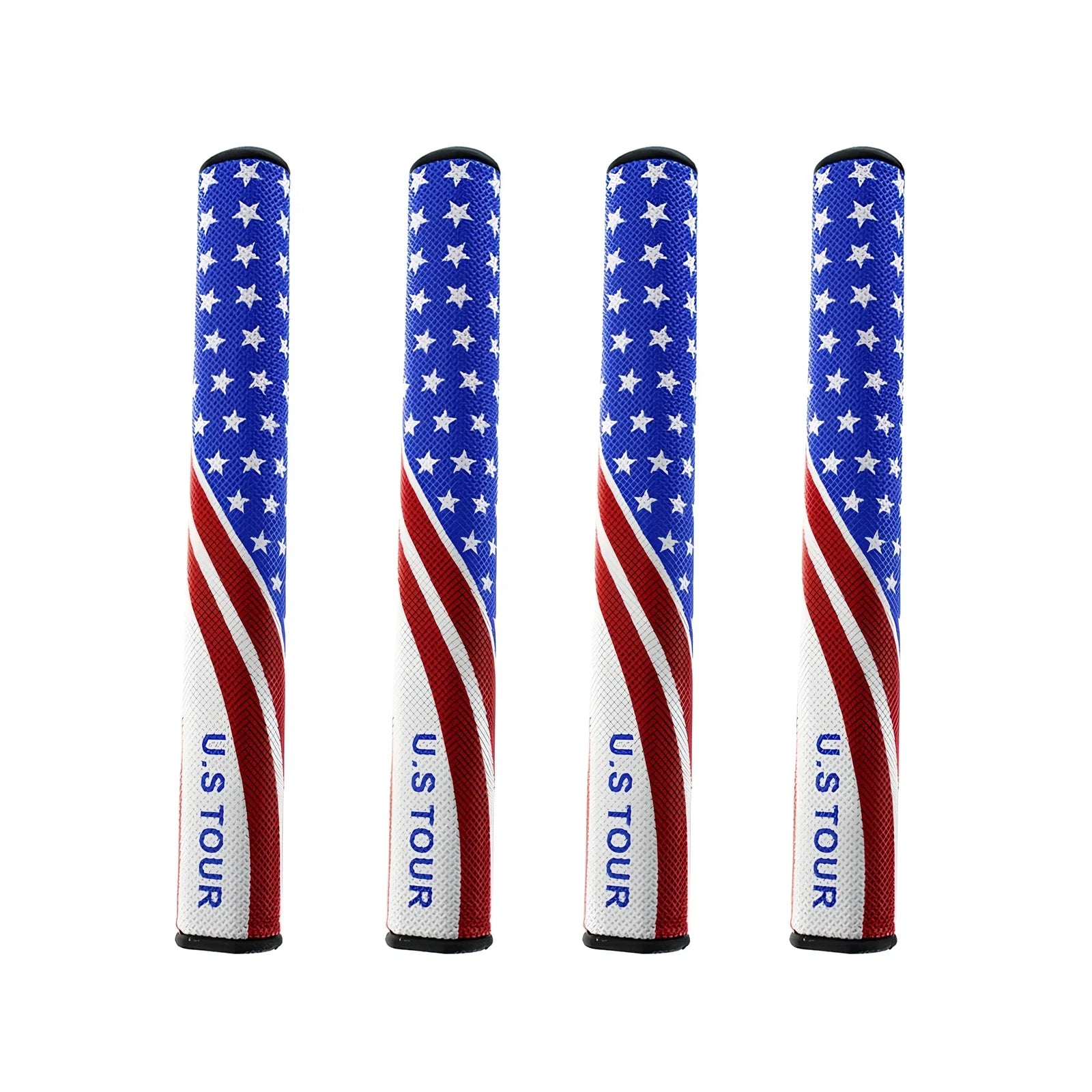 Blue 3.0 golf grip with PU cover, 0.58-inch EVA core, 10 cm length for secure shaft fitting and vibration absorption