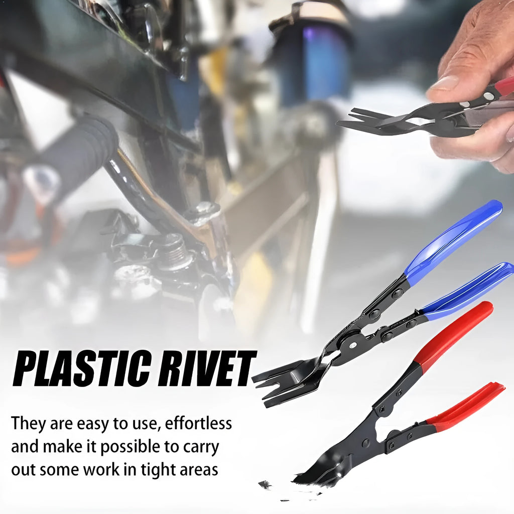 Blue car universal disassembly separator pliers for removing interior clips and door panels