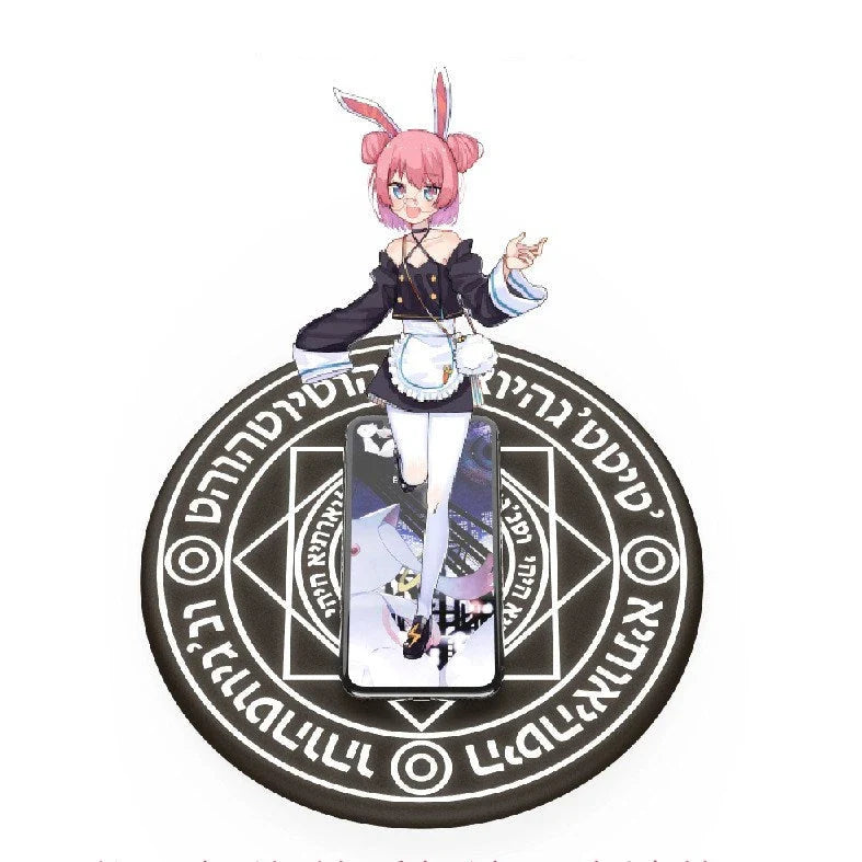 Stylish 10W wireless charging pad with unique magic array pattern design for fast, cord-free charging of compatible devices