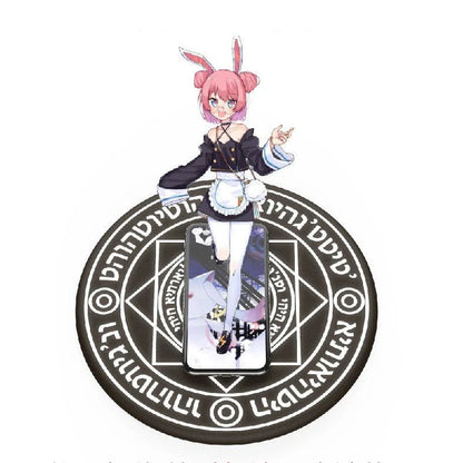 Stylish 10W wireless charging pad with unique magic array pattern design for fast, cord-free charging of compatible devices