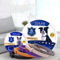 Pet anti-mosquito collar for cats and dogs – adjustable, waterproof, natural plant extract insect repellent