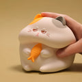 Greedy Cat cartoon desktop night light showing touch control and character design options