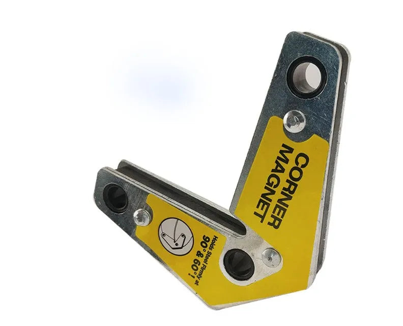 Adjustable magnetic welding positioning fixture yellow 120mm dual-head strong NdFeB
