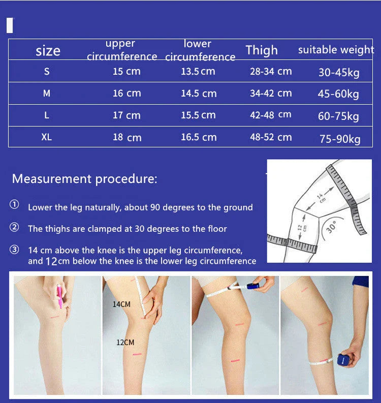 Nylon knee sleeve with anti-slip bands for sports and fitness support