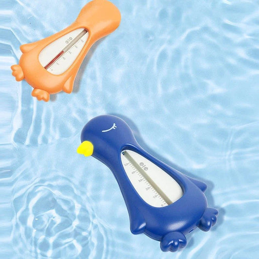 Baby Bath Water Thermometer with safety features and cartoon design