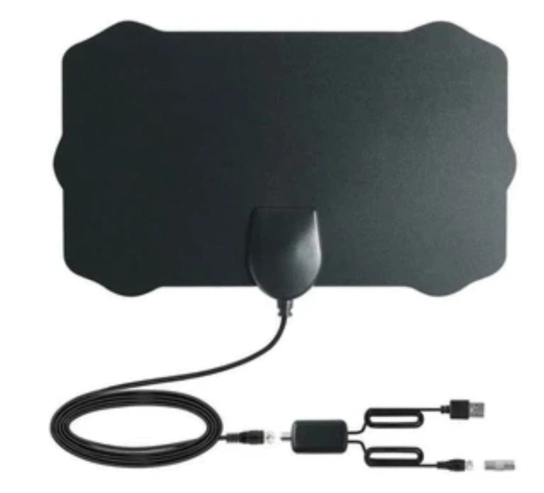 Mini Digital TV Antenna DVB-T2 with adhesive back and 3m coaxial cable