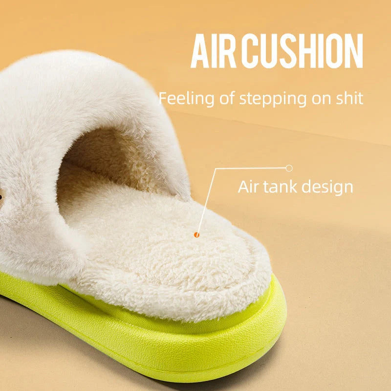 Winter warm non-slip slippers in various colours for men and women