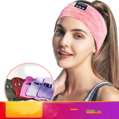 Wireless eye mask with Bluetooth headset in pink, black, grey, rose red, and lake blue options