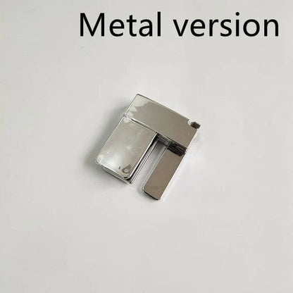 Alloy waistband clip buckle for adjustable fit on pants and skirts