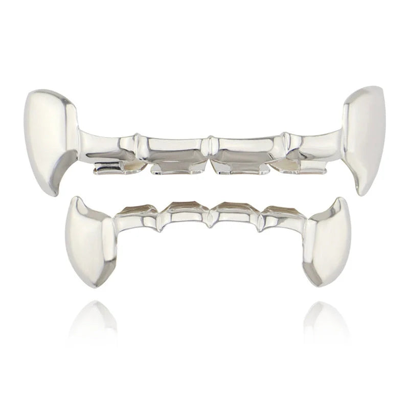 Halloween Vampire Zombie Dentures for cosplay and costume parties, available in multiple sizes