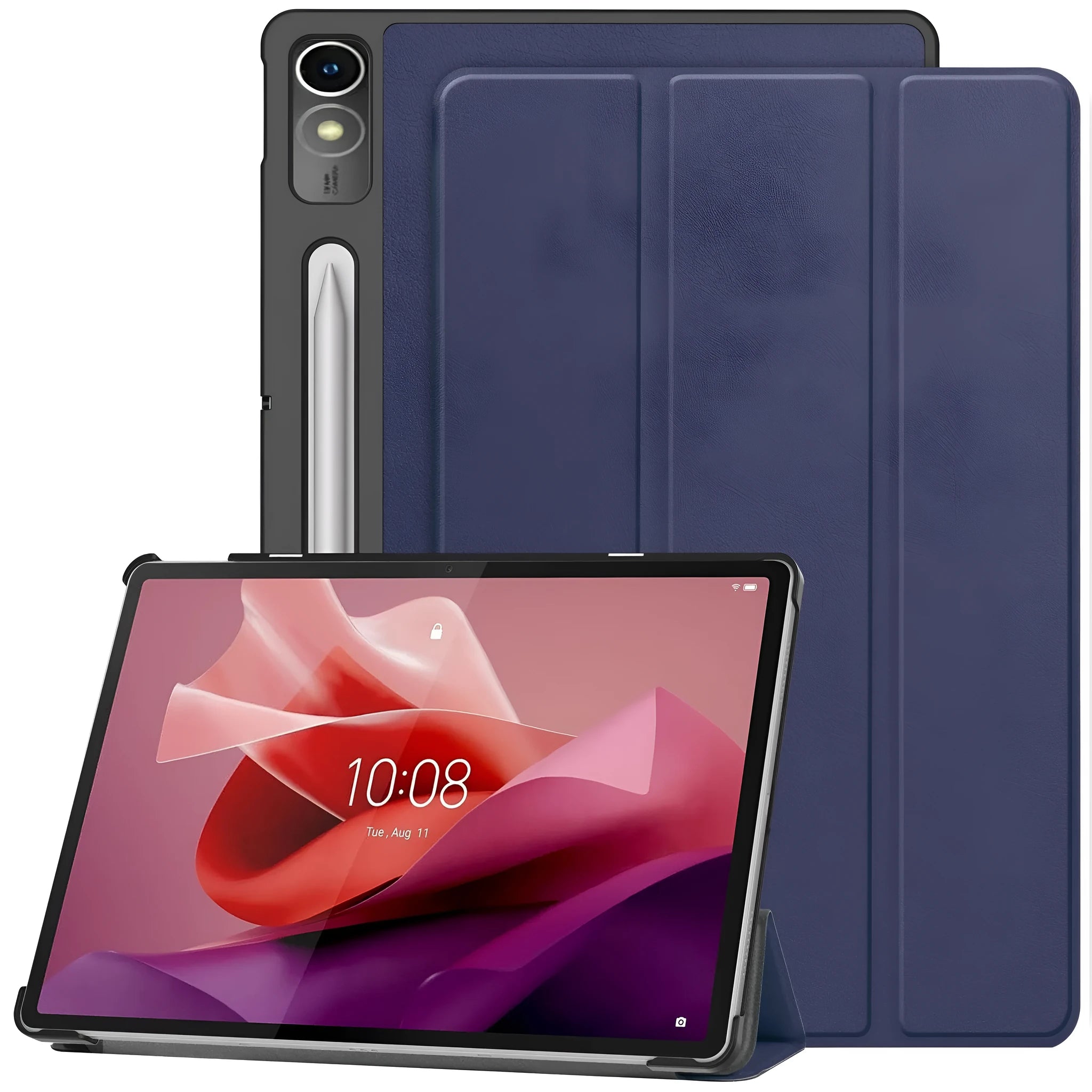 Lenovo Tab P12 12.7-inch tablet protective case with foldable stand in multiple colour options