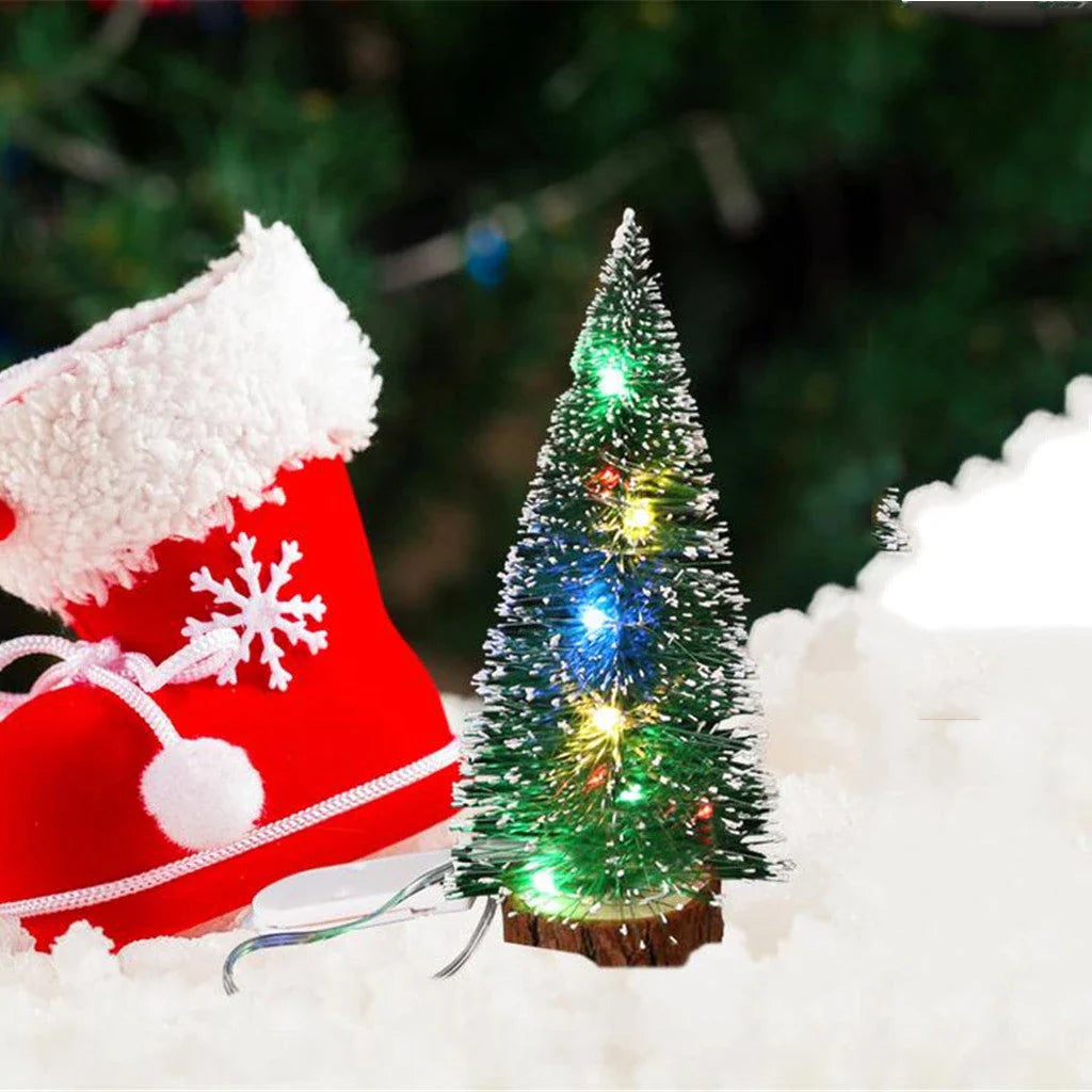 Mini Christmas Tree LED Lights in various sizes with colourful or warm light options