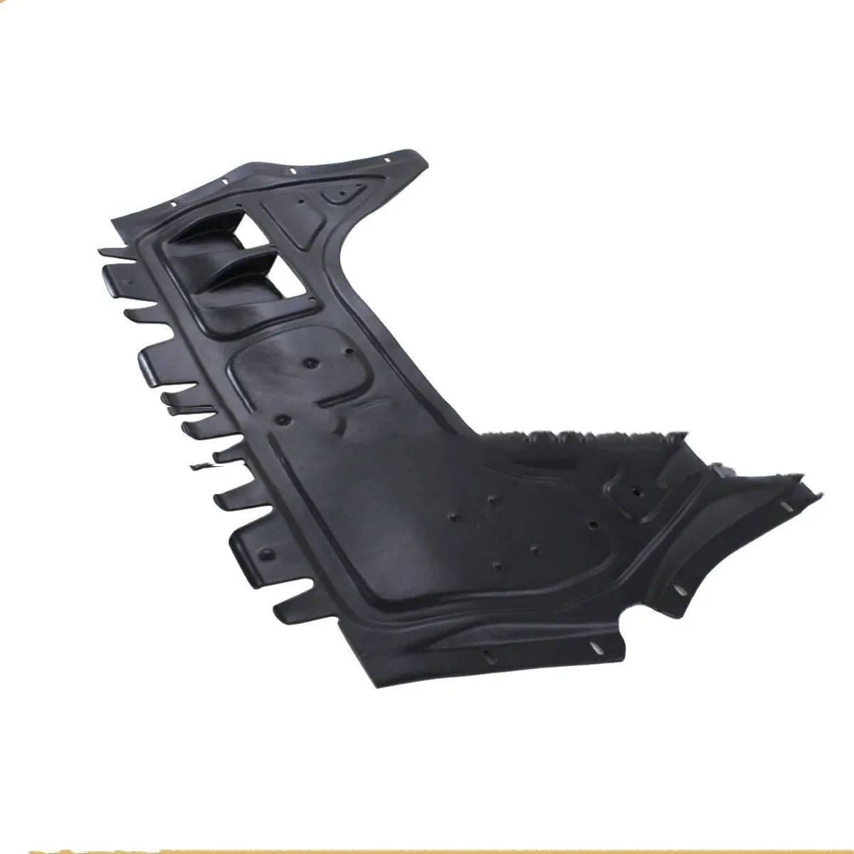 Black engine lower guard plate for Volkswagen Beetle and Jetta, OEM 5C0825237D chassis shield