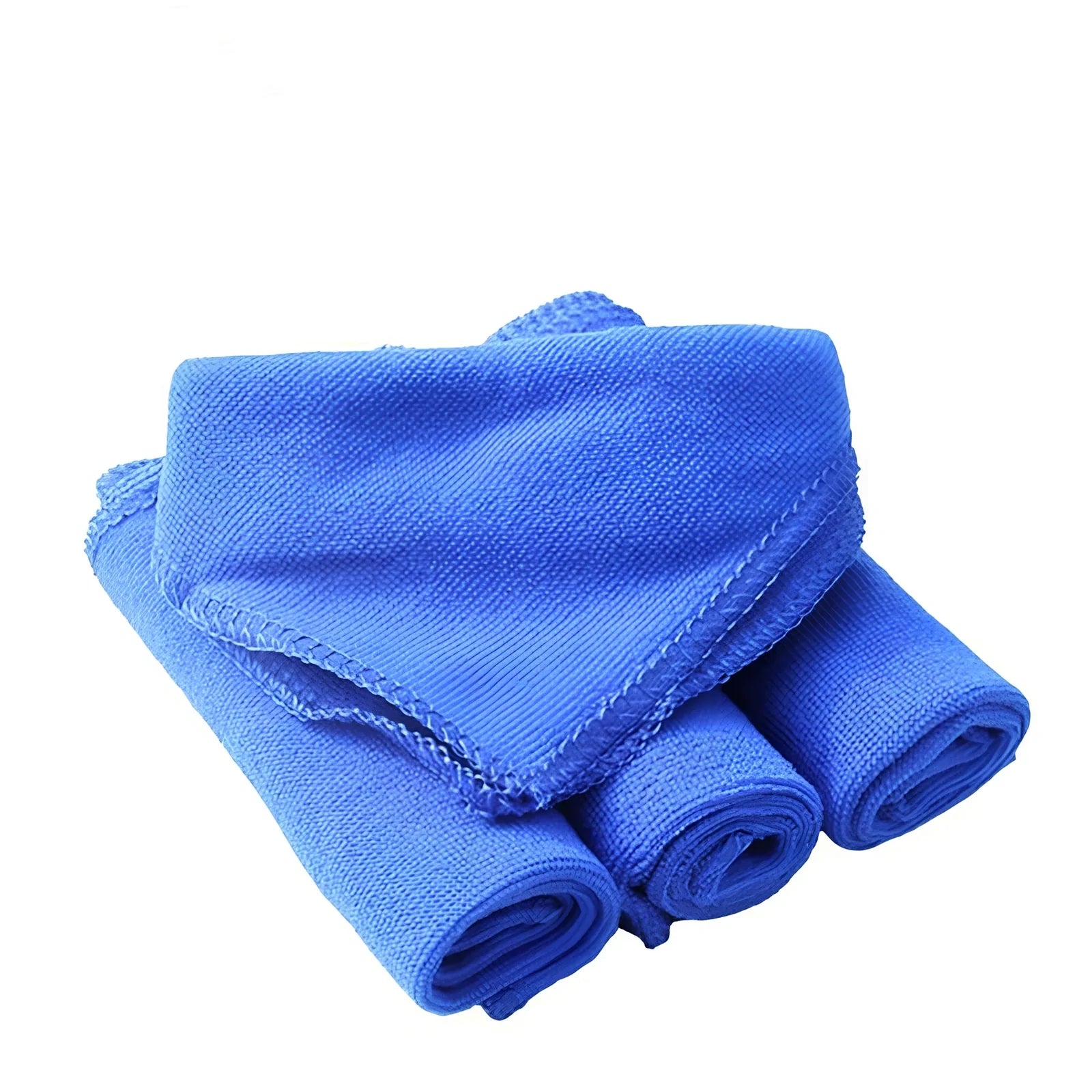 Pack of five 38cm grey 9H microfiber detailing towels for car cleaning, absorbent and scratch-resistant