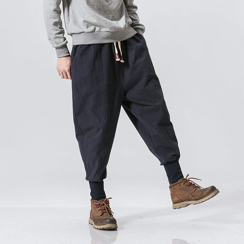 Comfortable Men's Harem Pants for Casual Lounging