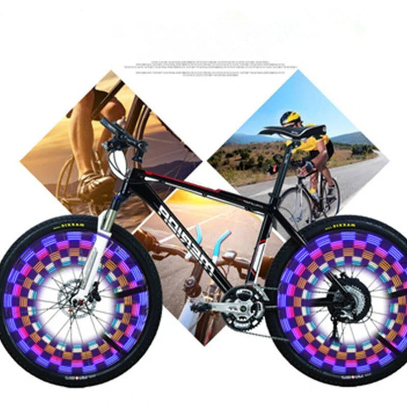 Dazzle Knight Bike Wire Lamp with multiple colour options and patterns for enhanced cycling safety