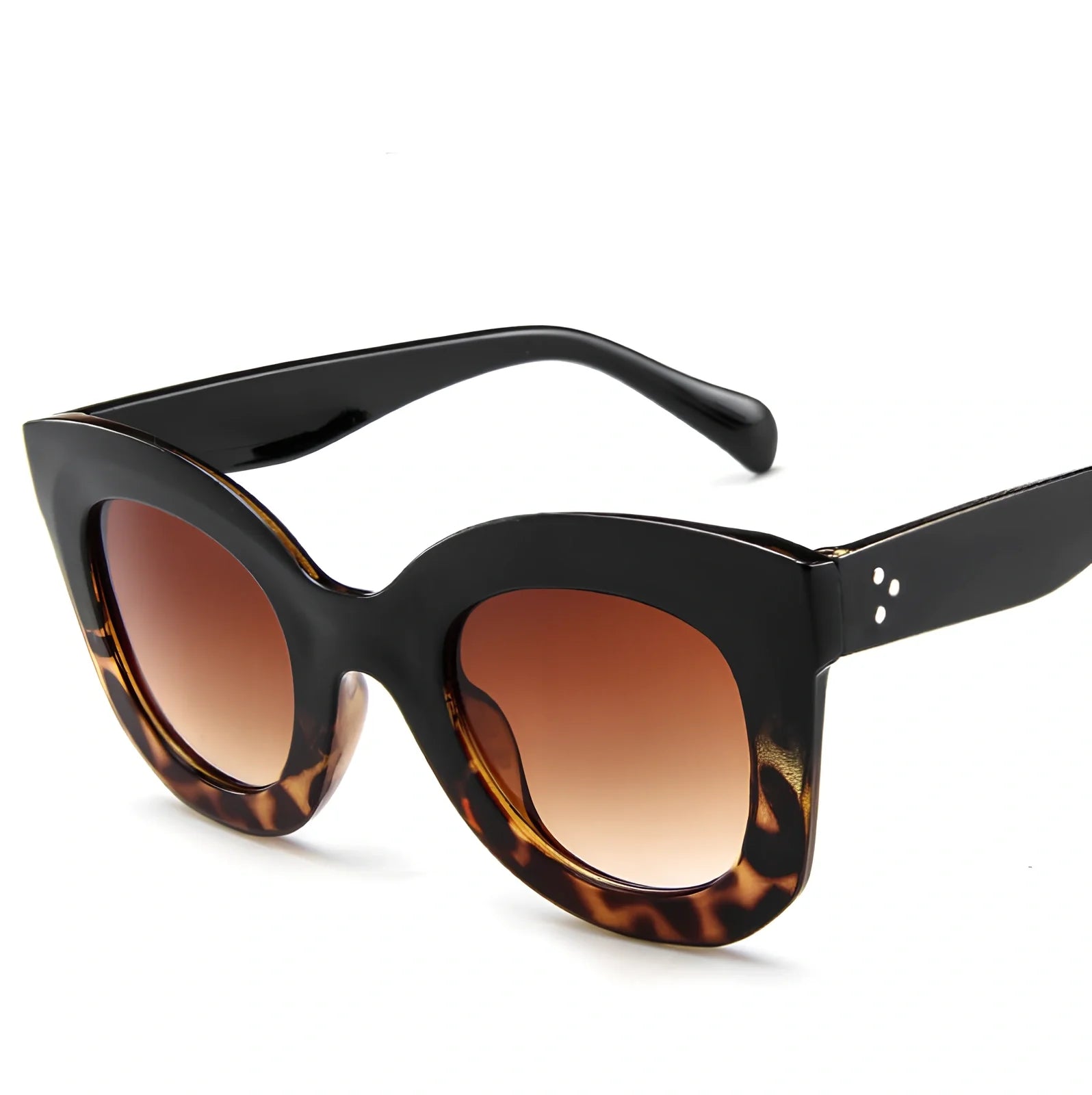 Women's cat eye sunglasses with UV400 protection and polarised lenses in multiple colour options