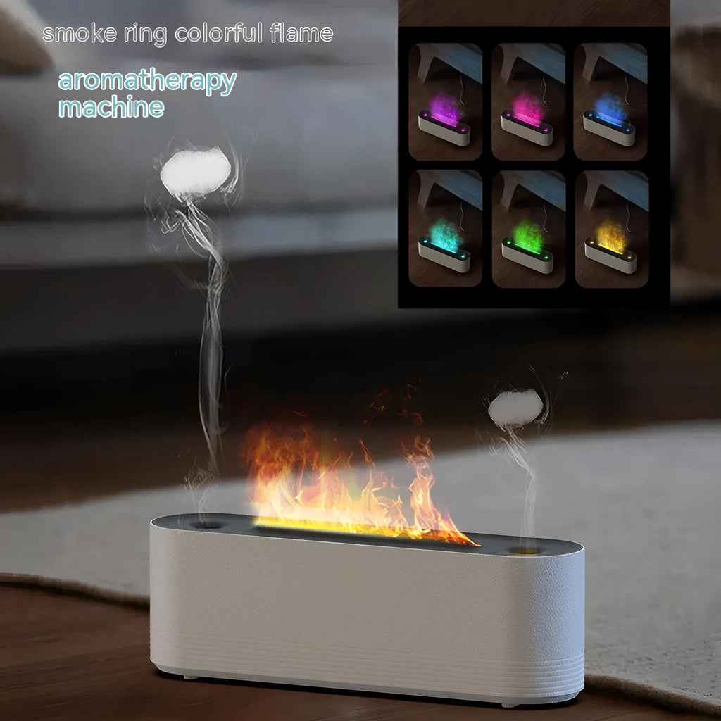 Mini USB aroma diffuser humidifier 120ml in Nordic style with remote control and essential oil