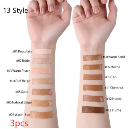 Oil-Control Liquid Foundation Concealer in 13 shades for a flawless matte finish