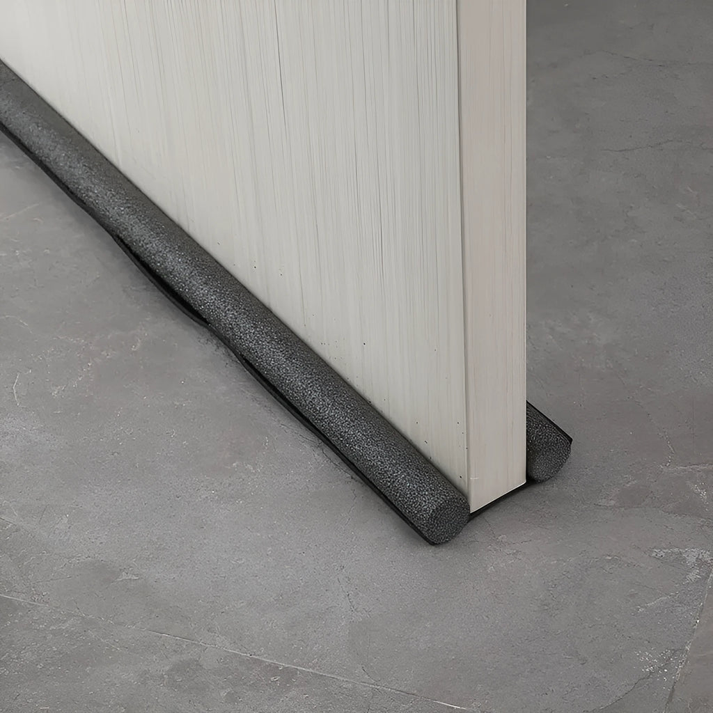 Household door sealing strip 95cm long dustproof windproof adhesive in gray