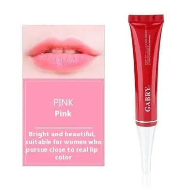Vermilion lip gloss in five waterproof shades: pink, orange red, bright rose red, rose red, seashell
