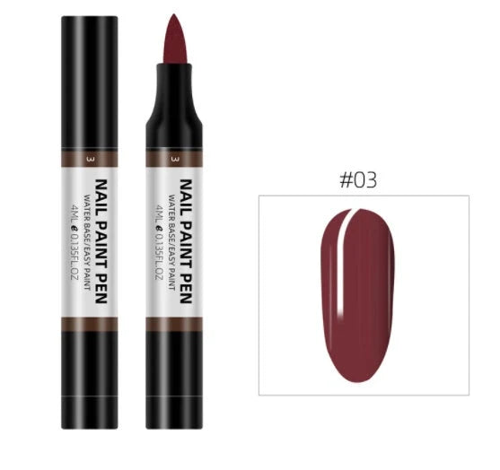 24-colour nail polish painting pen set for 3D nail art designs