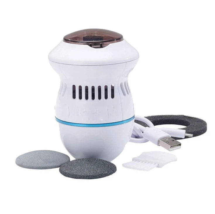 USB rechargeable electric foot file with diamond grinders for smooth feet