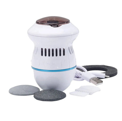 USB rechargeable electric foot file with diamond grinders for smooth feet