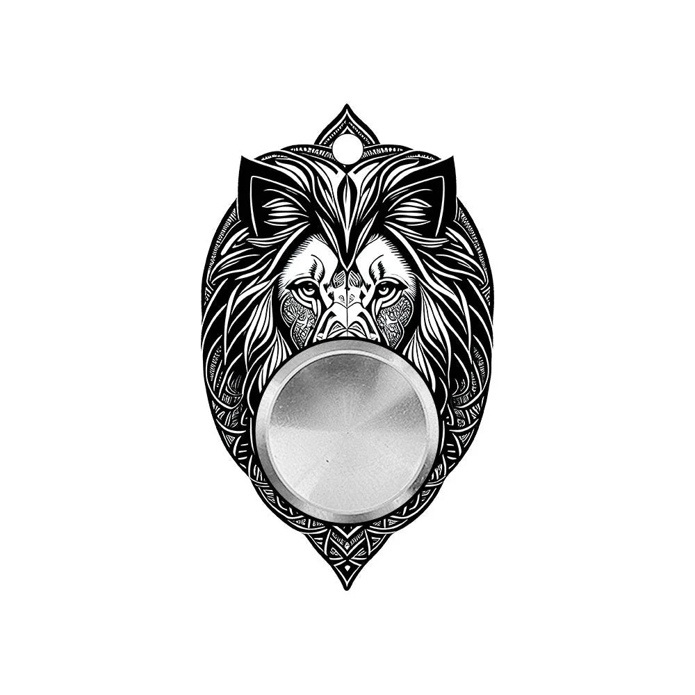 Original Puzzle Gyro Fidget Spinner Keychain for stress relief and focus improvement