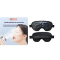 White portable rechargeable eye compress device with included eye mask
